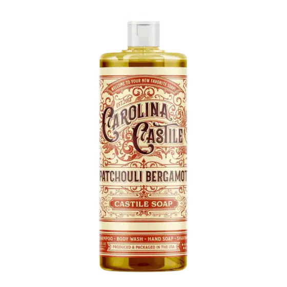 Carolina Castile Patchouli Bergamot Liquid Soap