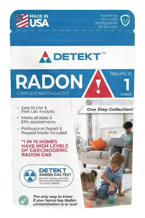 Detekt Short-Term Radon Test Kit