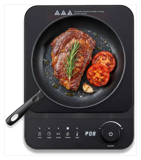 Elite Gourmet Slim Portable Induction Cooktop