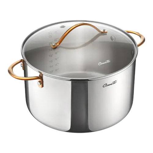 Ciwete 8-Qt Tri-Ply Stainless Steel Stockpot with Lid