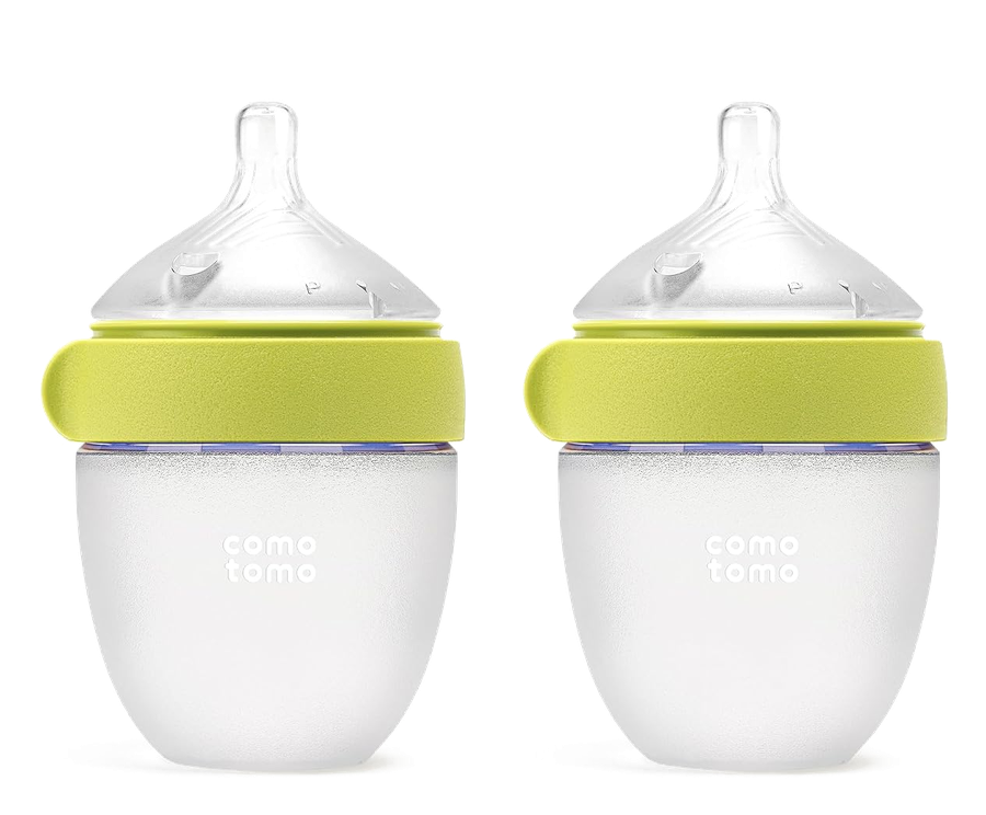 Comotomo Gen 2 Silicone Baby Bottle, 5 oz, 2-Pack
