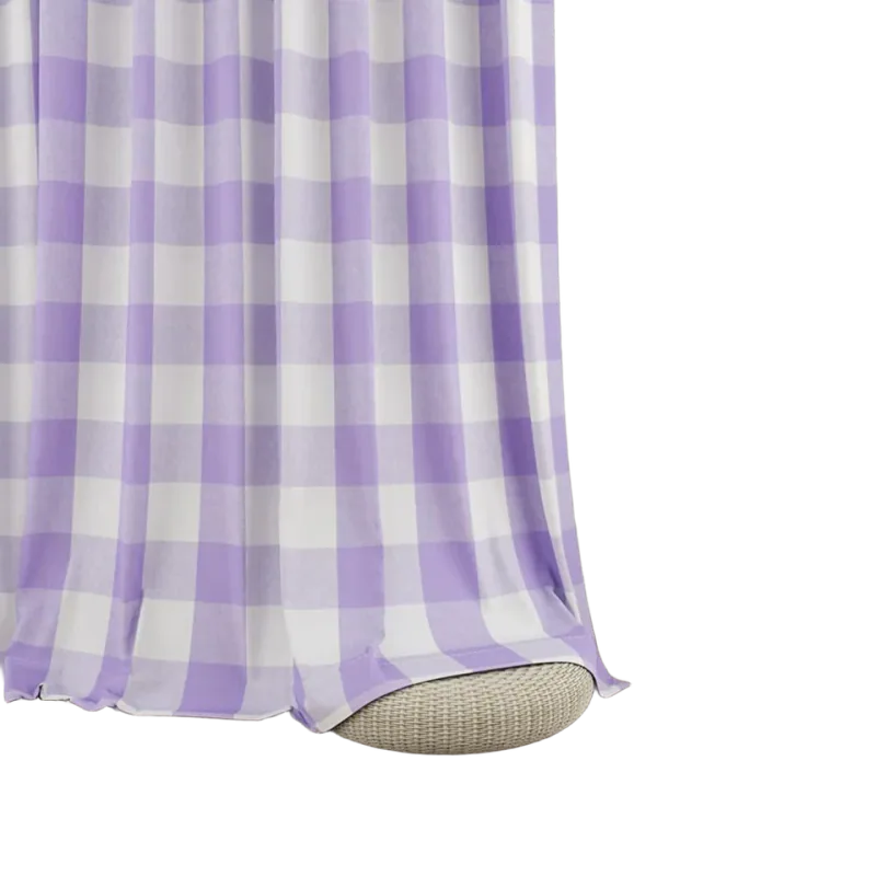 UPOPO Buffalo Check Cotton Drapes Plaid Gingham