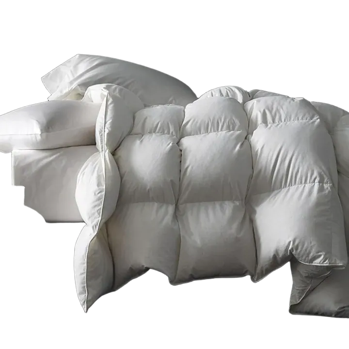 Royoliving Feather and Down Duvet Insert, Cotton Cover