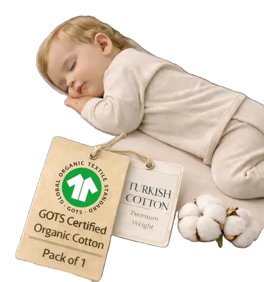 Aegean Heritage Organic Cotton Crib Sheet