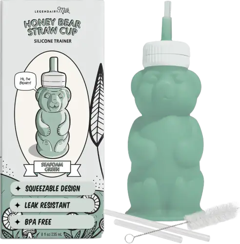 Legendairy Milk Honey Bear Silicone Straw Cup