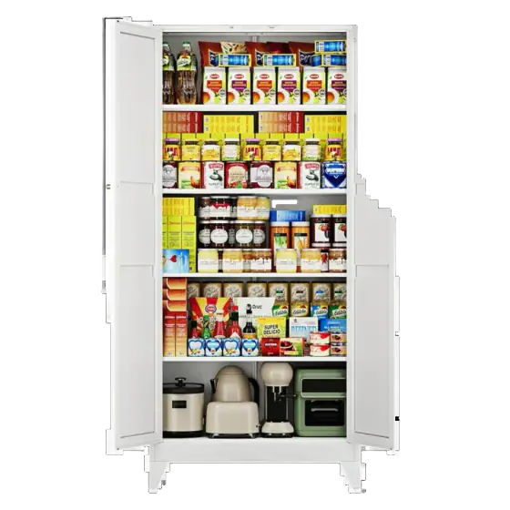 Letaya 75 in Tall Steel Storage Cabinet