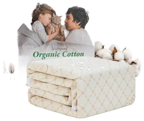 Welfibr Organic Cotton Surface Waterproof Protector — Twin