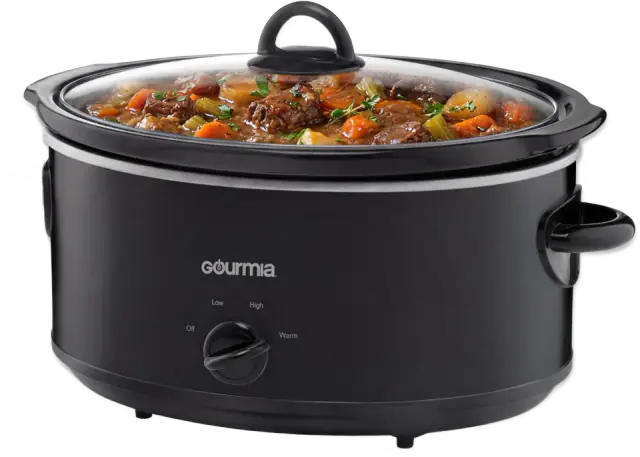 Gourmia Manual Slow Cooker with Removable Ceramic Pot