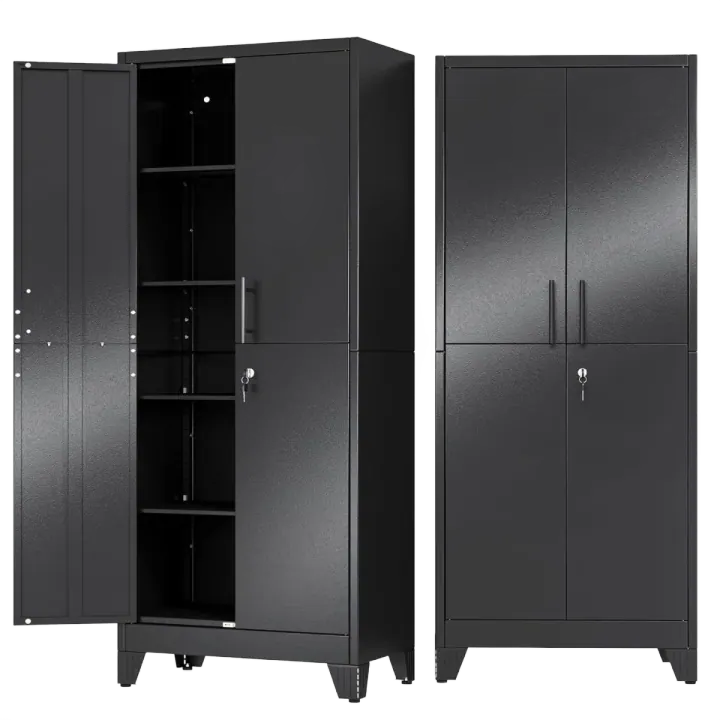 AUEYTVR 71 in Steel Garage Storage Cabinet