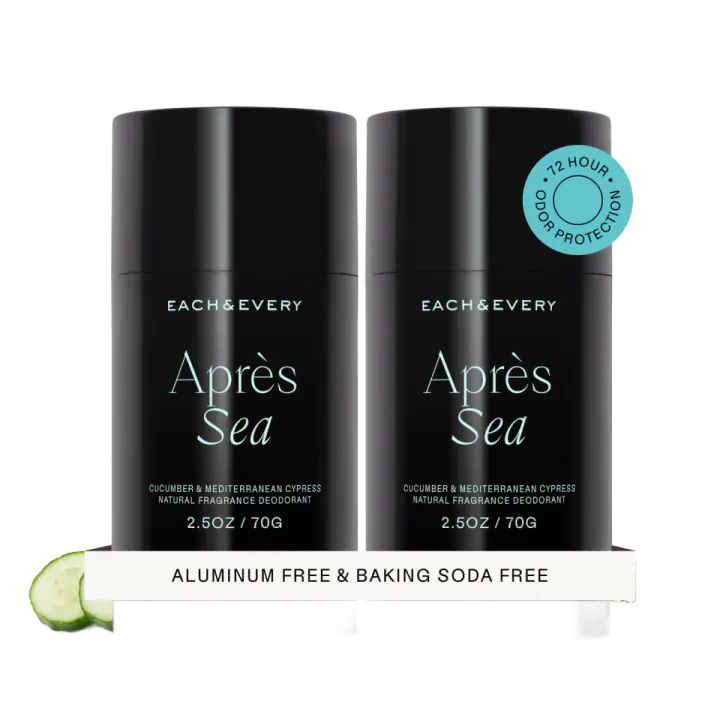 Each & Every Natural Deodorant — Après Sea Cucumber & Mediterranean Cypress