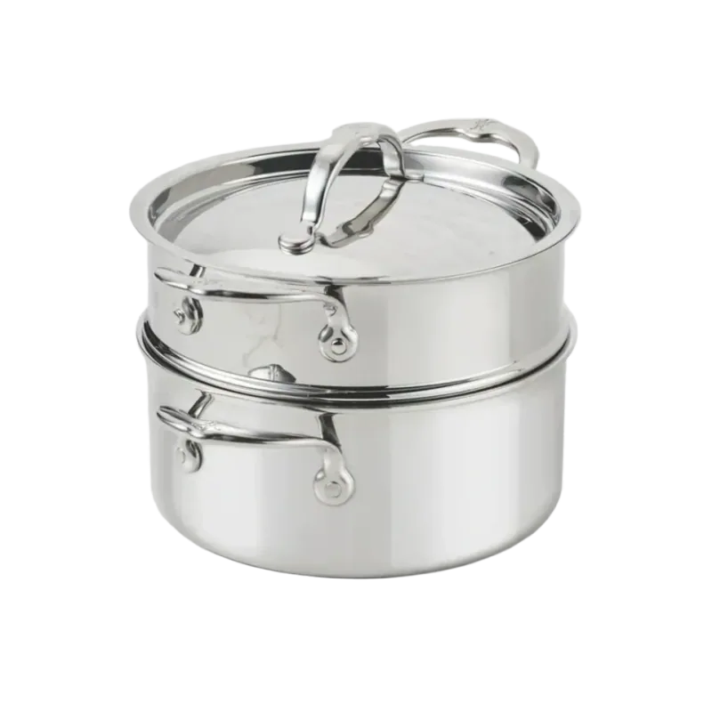Hestan ProBond Luxe Three-Quart Soup Pot and Steamer Set