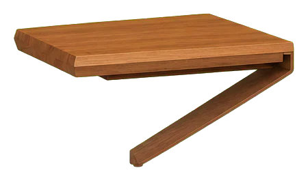 Copeland Astrid Bed-Mounted Cherry Shelf Nightstand