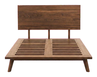 Avocado Mid-Century Modern Bed Frame