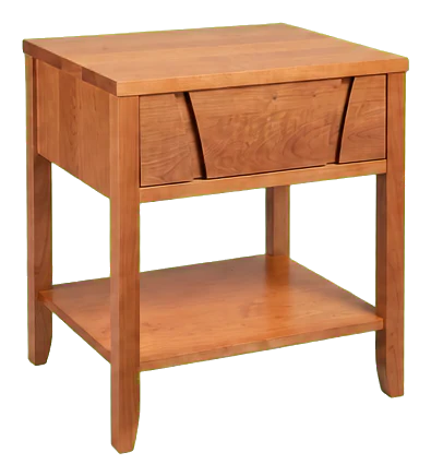 Lyndon Furniture Vermont Woods Studios Holland 1-Drawer Open-Shelf Nightstand