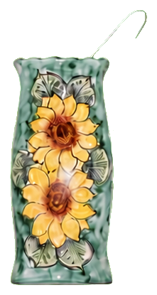 Ceramica Vietrese Hand-Painted Vietri Ceramic Radiator Humidifier