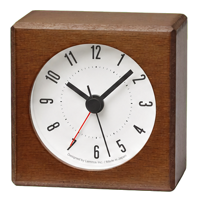 Lemnos meteor Handmade Beech Alarm Clock