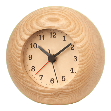 Lemnos rest Ash-Wood Alarm Clock