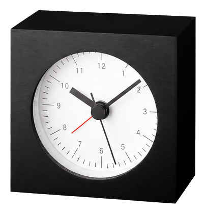 Lemnos City Pop Beech Alarm Clock