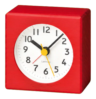 Lemnos Farbe Beech Alarm Clock
