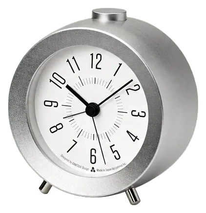 Lemnos JIJI Aluminum Alarm Clock