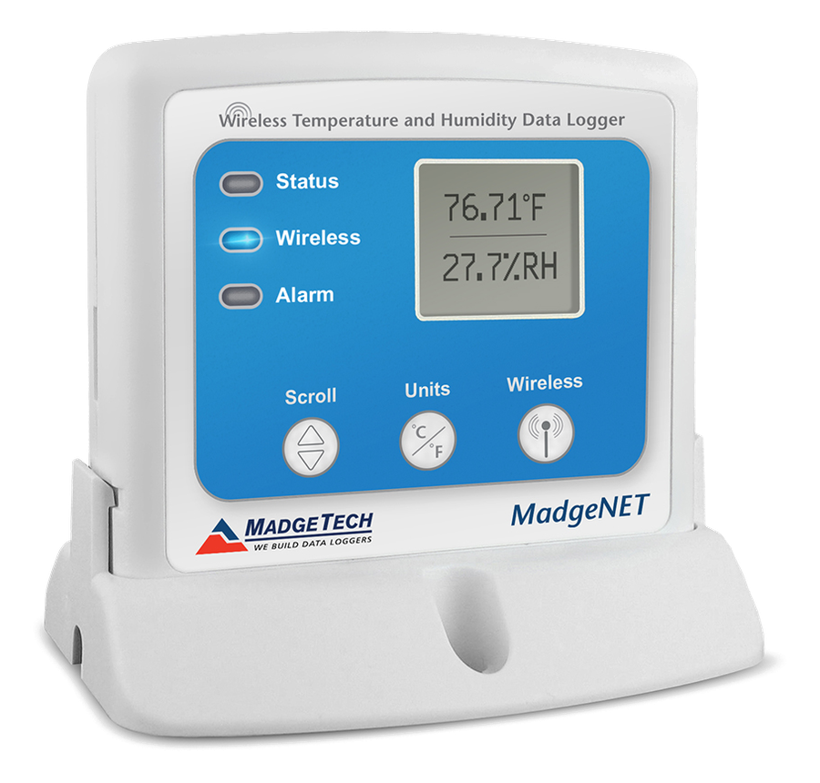 MadgeTech RFRHTemp2000A Wireless Temperature and Humidity Data Logger