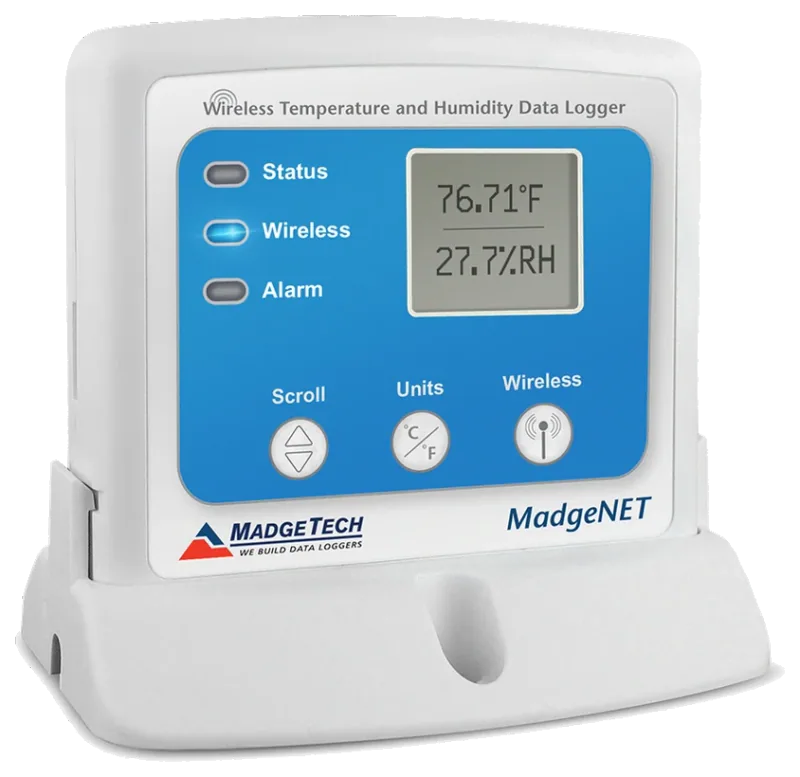 MadgeTech RFRHTemp2000A Wireless Temperature and Humidity Logger