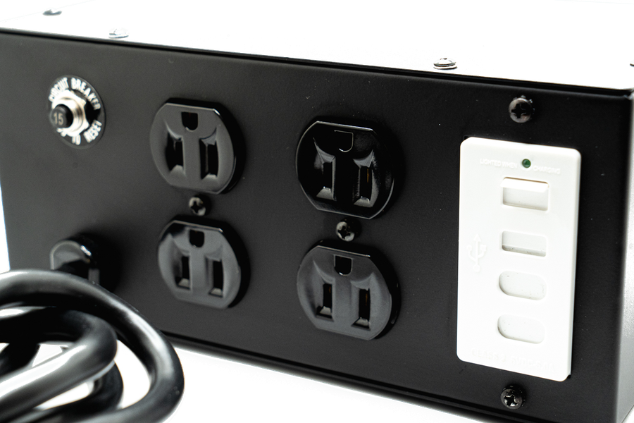 ZeroSurge 6R15W-4USBV2 6-Outlet 15-Amp Surge Protector with USB