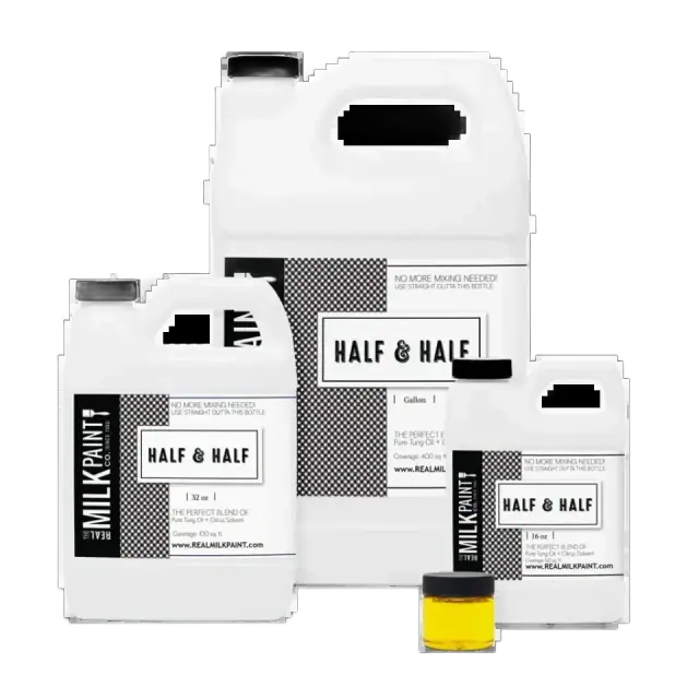 Half & Half Tung Oil & Citrus Solvent Real Milk Paint Co. - Dark / Gallon