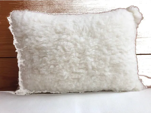 Holy Lamb Natural Child’s First Pillow — Wool Fleece