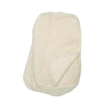 Cloth-eez Two-Sided Natural Cotton Baby Wipes, 12-Pack