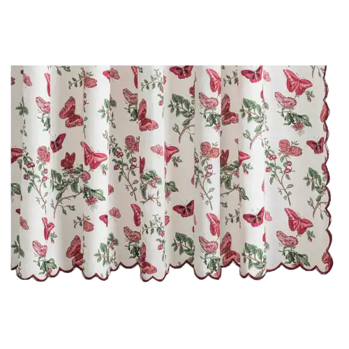 Matouk Baudin Butterfly Linen Shower Curtain