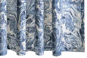 Matouk Balthazar Linen Shower Curtain