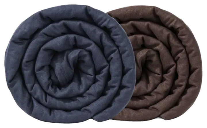 Plantule Personalized Hemp Weighted Blanket with Cherry Pits