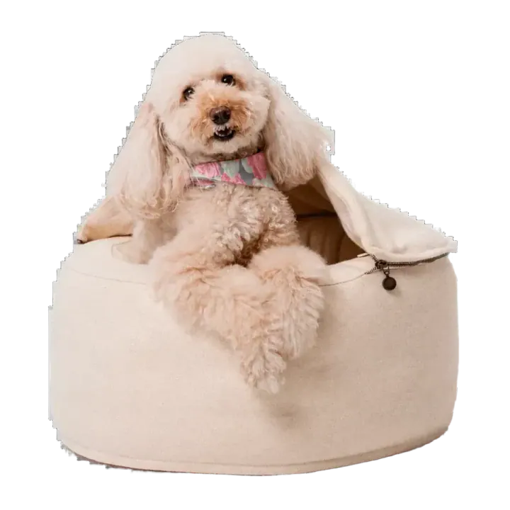 Home of Wool Wool Dog Cave Bed