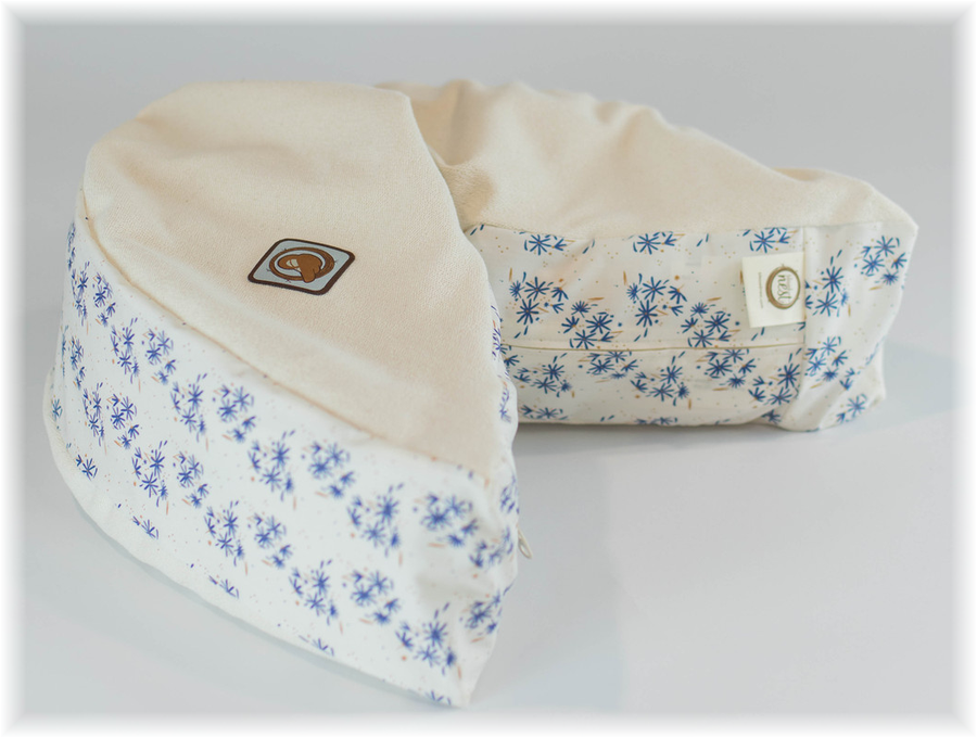 Blessed Nest Organic Nesting Nursing Pillow, Flora
