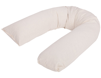 HANS NATUR 160 cm Organic Spelt-Husk Nursing Pillow