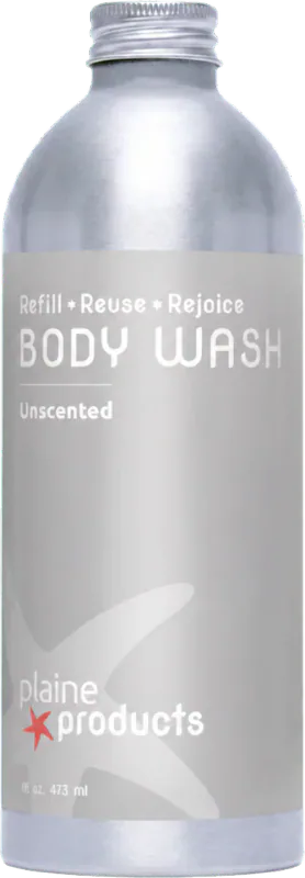Plaine Products Unscented Body Wash, 16 fl oz