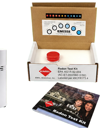 EMSL Homeowner Single-Canister Radon Test Kit