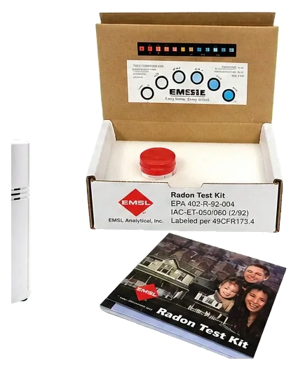 EMSL Homeowner Single-Canister Radon Test Kit