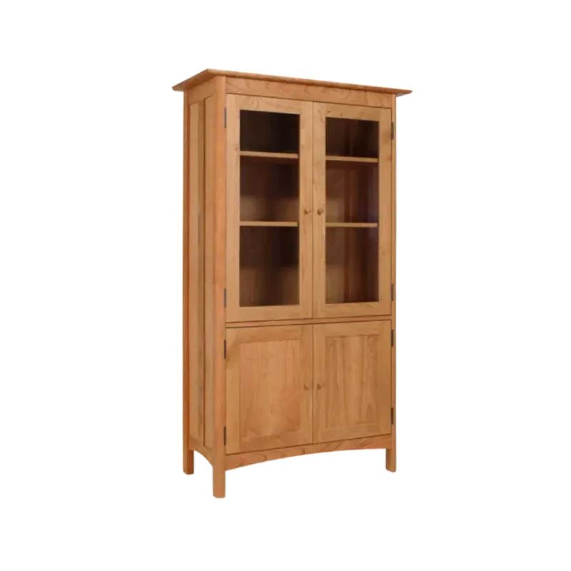 Vermont Furniture Designs Heartwood Shaker 4-Door Bookcase
