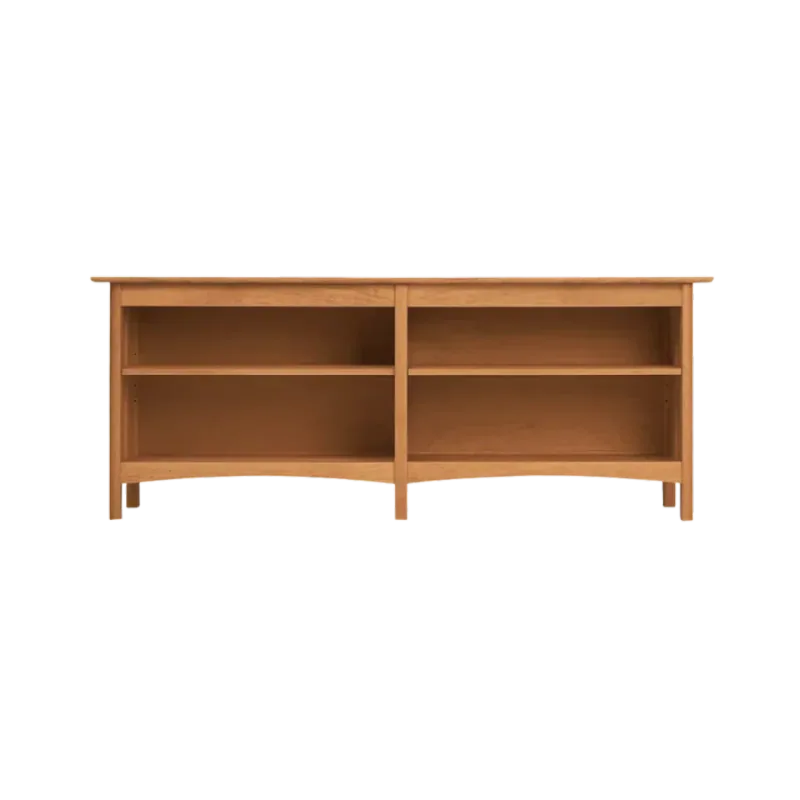 Vermont Furniture Designs Heartwood Shaker Open Console Bookcase