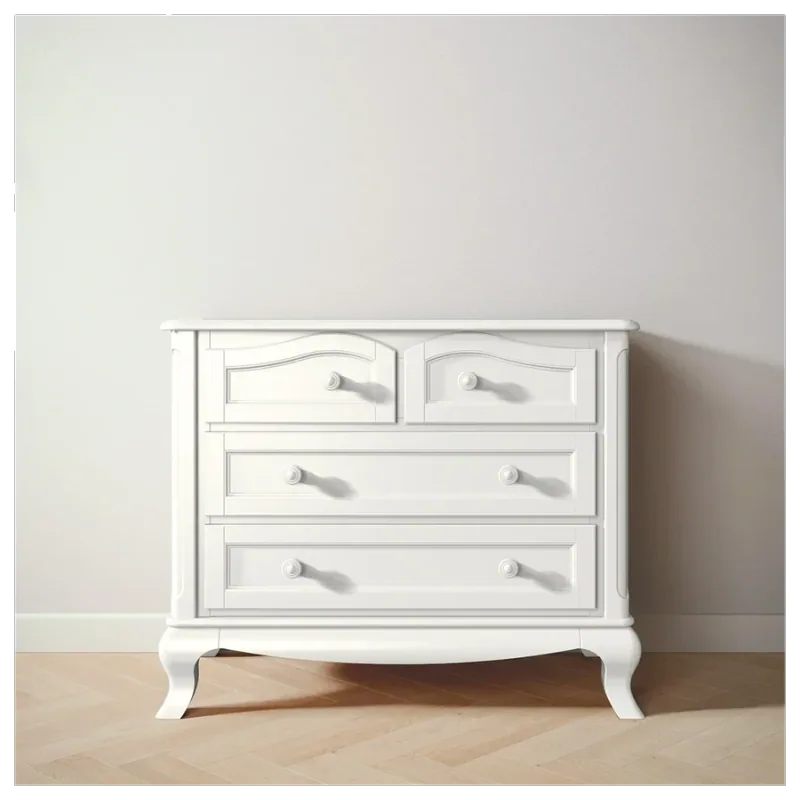 Romina Cleopatra Single Dresser — Solid White