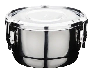 Onyx Airtight Stainless Steel Food Container — 10 cm, 350 ml