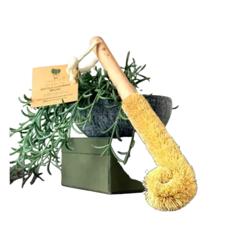 Earthley Wellness Coconut Bottle Cleaning Brush