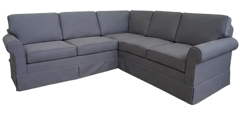 Pure Upholstery Rye Roll Arm Organic Sectional