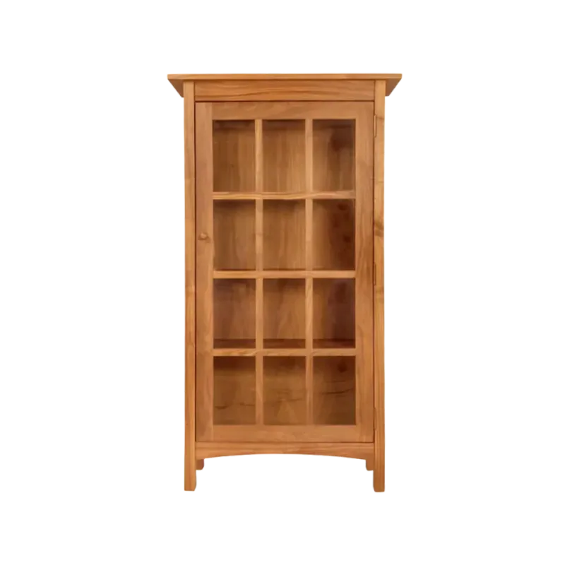 Vermont Furniture Designs Burlington Shaker Glass Door Bookcase