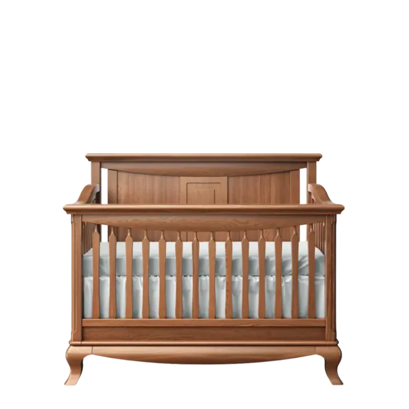 Romina Furniture Antonio Convertible Crib / Solid Back - Bruno Antico