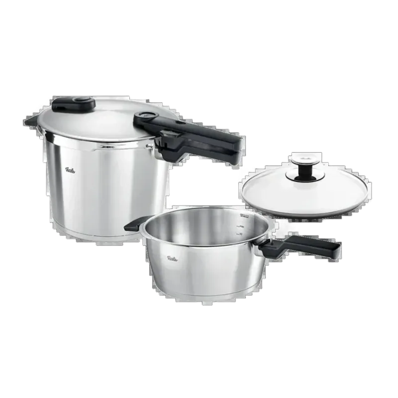 Fissler Vitaquick Premium 3-Piece Pressure Cooker Set