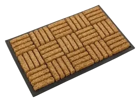 Doormats USA Inlaid Rectangle Coir Doormat