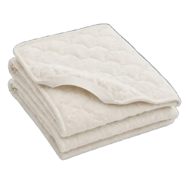Lifekind Organic Cotton Flannel Mattress Pad, Twin
